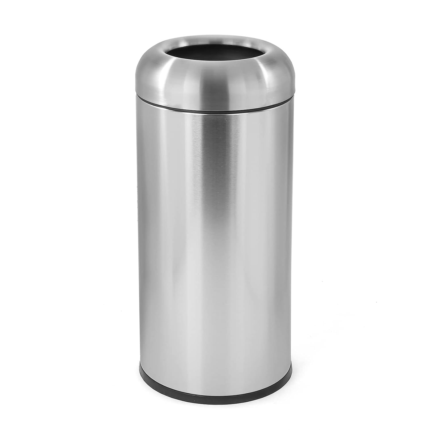 Commercial Kitchen Trash Can - Large Stainless Steel Open‑Top Trash Can