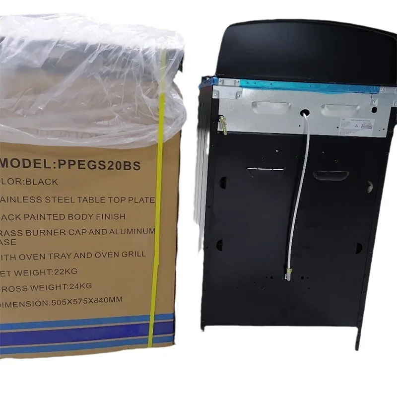 Commercial Kitchen Stove - 4 Burners Freestanding Integrated Gas Cooker