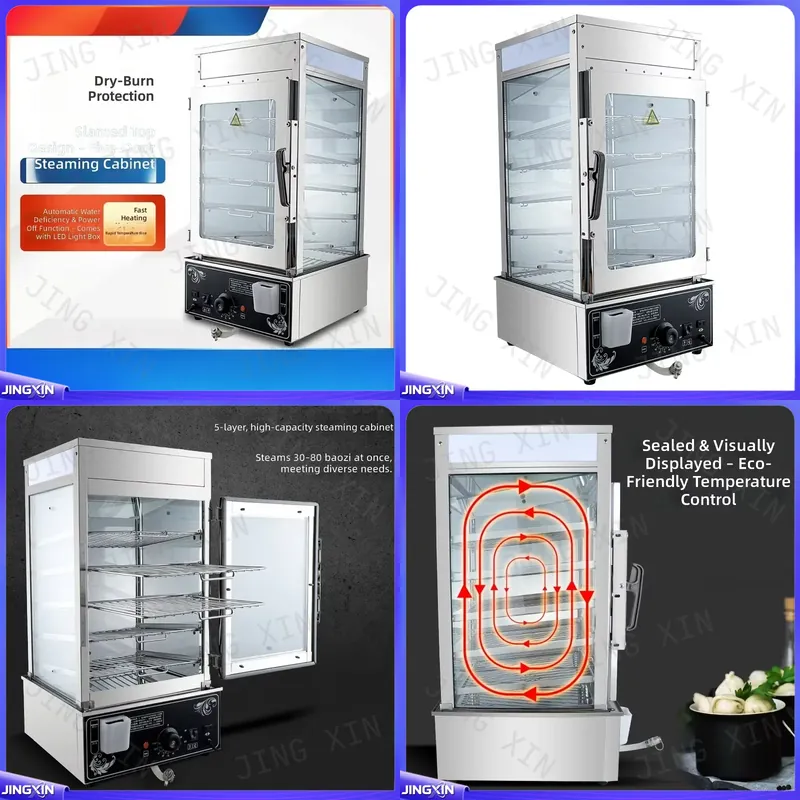 Commercial Steamer Cabinet - Custom for 5 Tier Electric Dumpling
