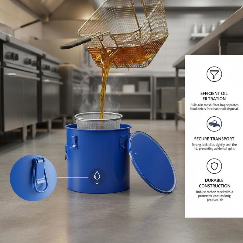 Carbon Steel Oil Disposal Cont - Commercial Kitchen Oil Disposal 评论和价格