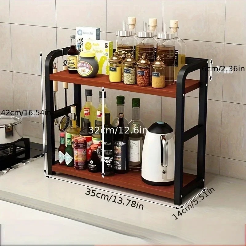 2-Tier Metal Countertop Shelf  - Commercial Kitchen Shelving 评论和价格