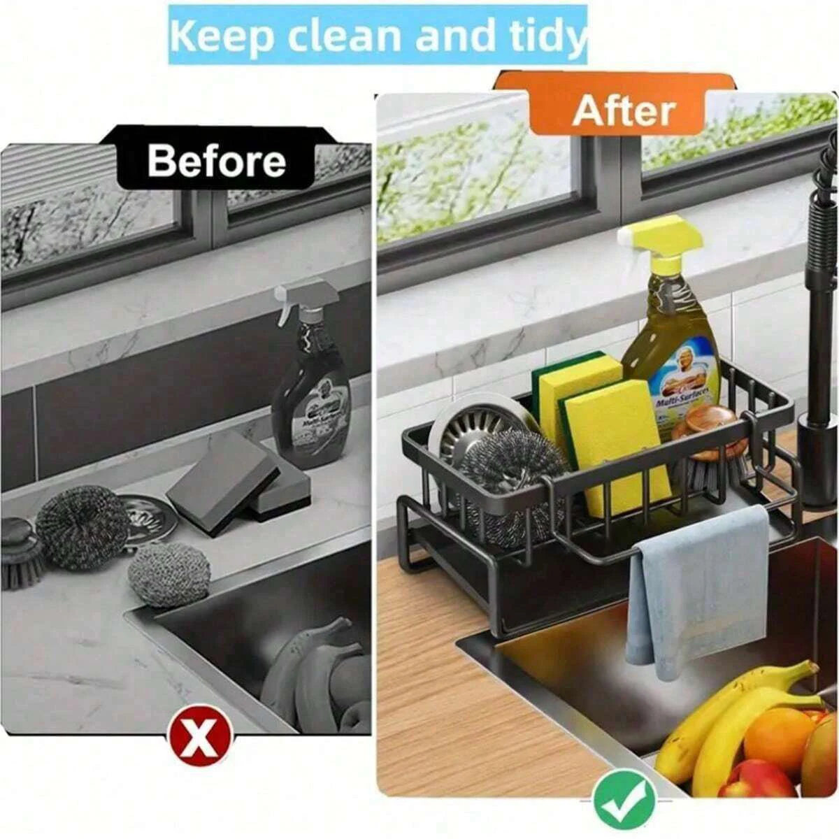 Kitchen Sink Drain Rack Organi - Commercial Kitchen Shelving 评论和价格