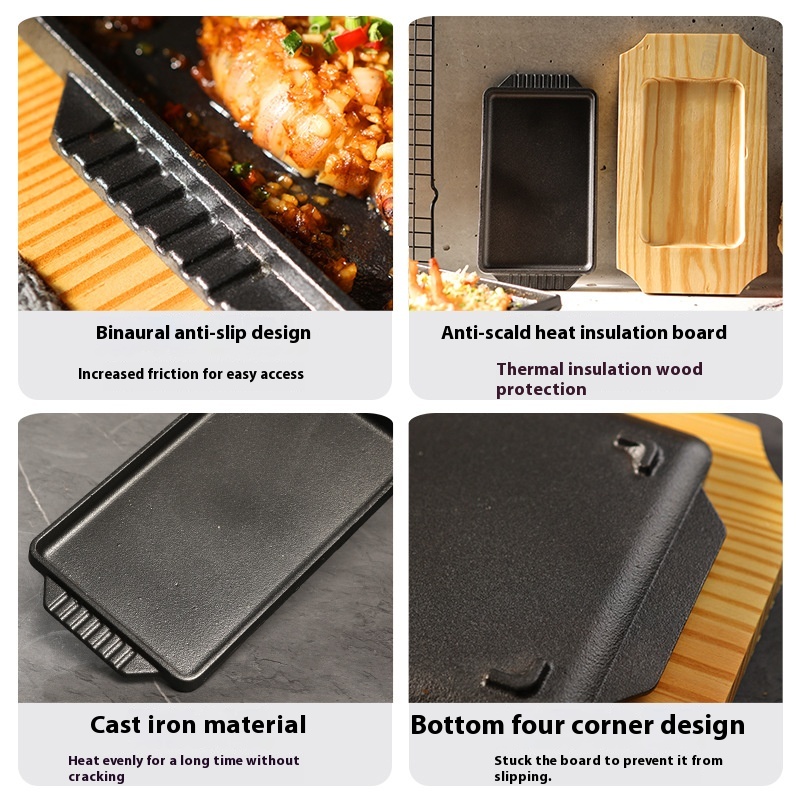Cast Iron Teppanyaki Grill Pla - Commercial Kitchen Grill 评论和价格