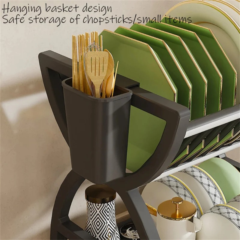 2 Tier Dish Drying Rack Kitche - Commercial Kitchen Shelving 评论和价格