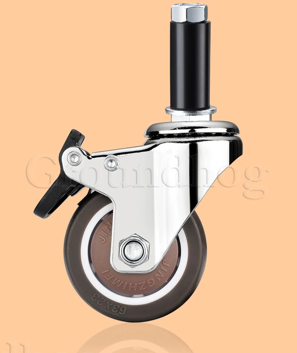 4Pcs Expanding Stem Casters, T - Commercial Kitchen Prep Table 评论和价格