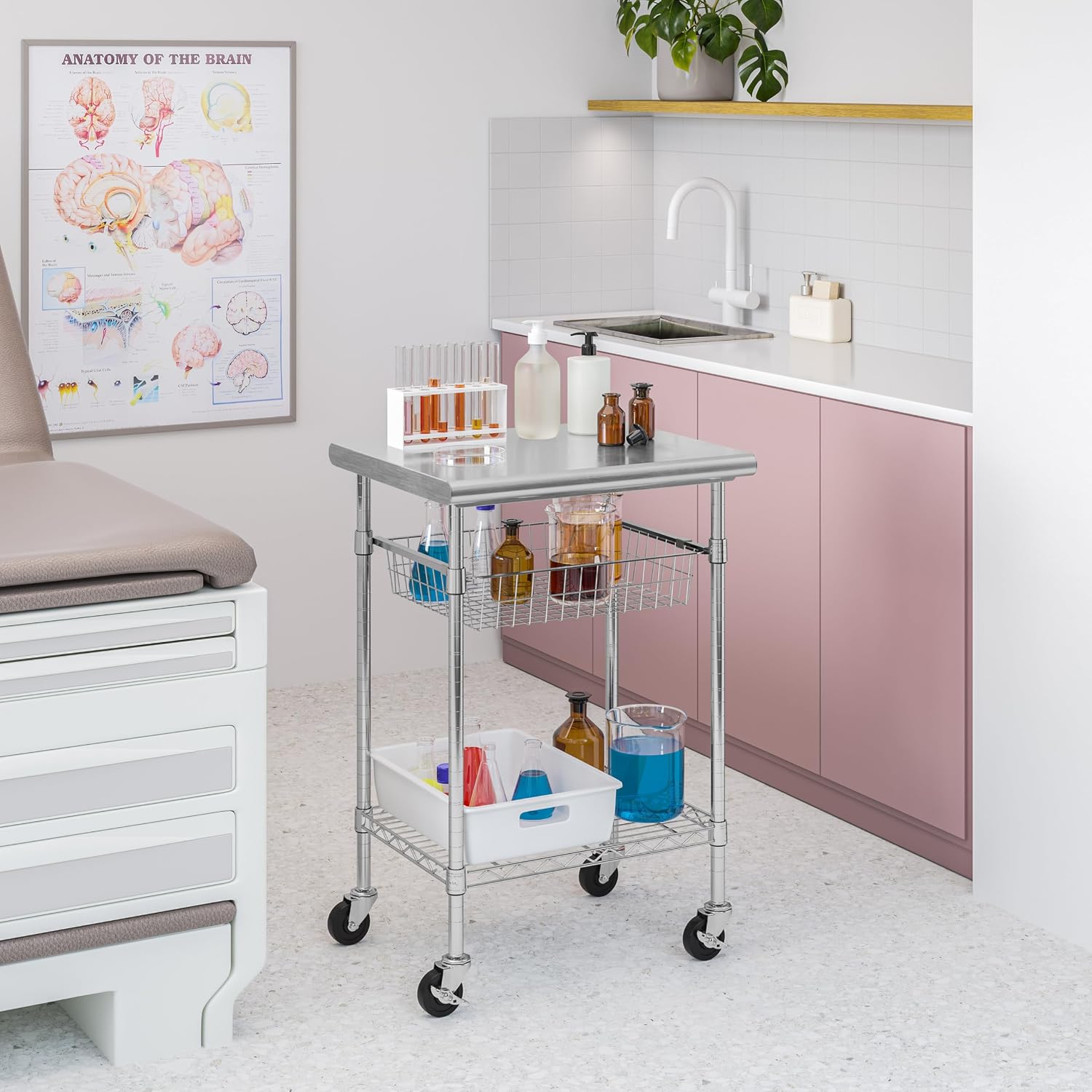 Stainless Steel Commercial Pre - Commercial Kitchen On Wheels 评论和价格