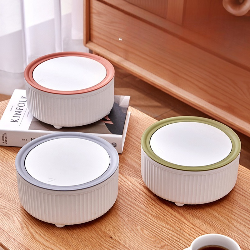 Round Trash Can With Lid, Whit - Commercial Kitchen Trash Can 评论和价格