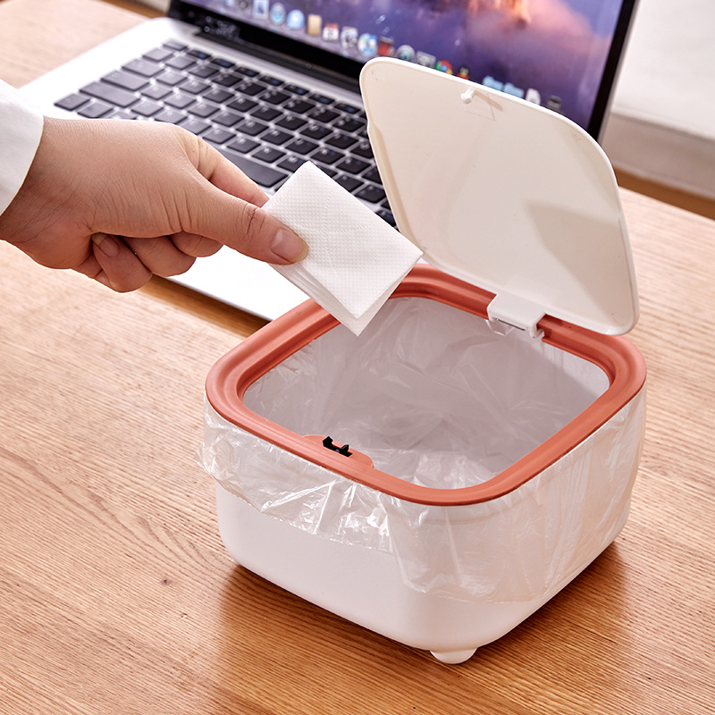 Round Trash Can With Lid, Whit - Commercial Kitchen Trash Can 评论和价格
