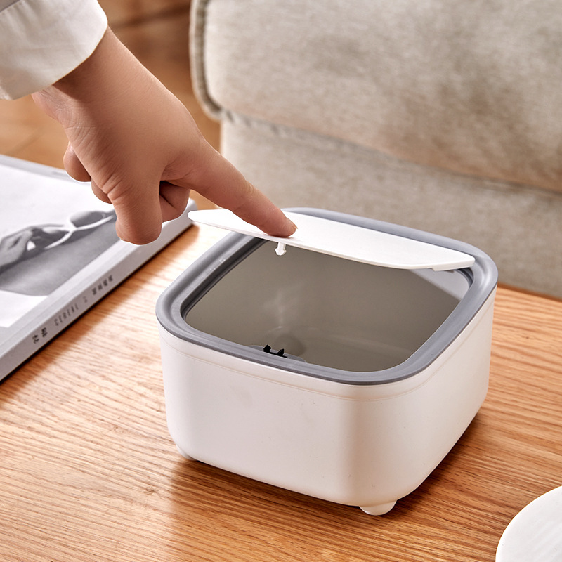Round Trash Can With Lid, Whit - Commercial Kitchen Trash Can 评论和价格