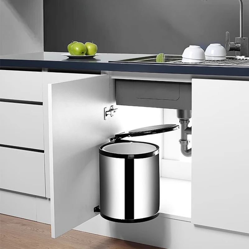 Premium Pull-Out Cabinet Trash - Commercial Kitchen Trash Can 评论和价格