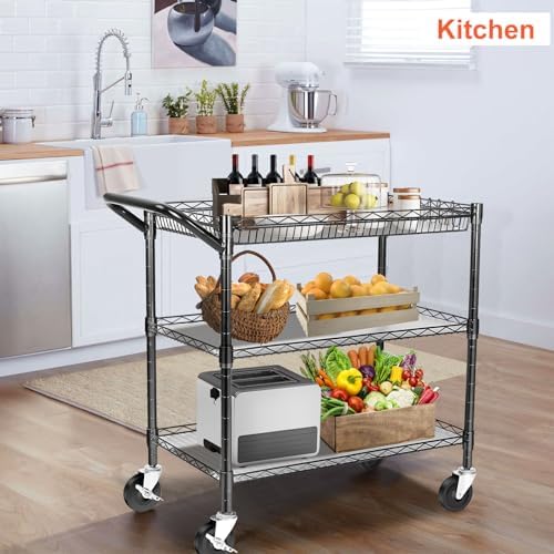Heavy Duty Utility Cart, 990Lb - Commercial Kitchen On Wheels 评论和价格