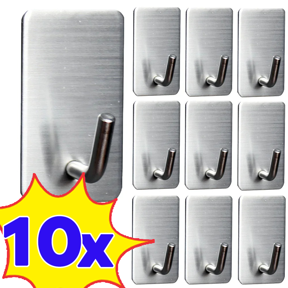 1-10Pcs Self Adhesive Hook Sta - Commercial Kitchen Shelving 评论和价格