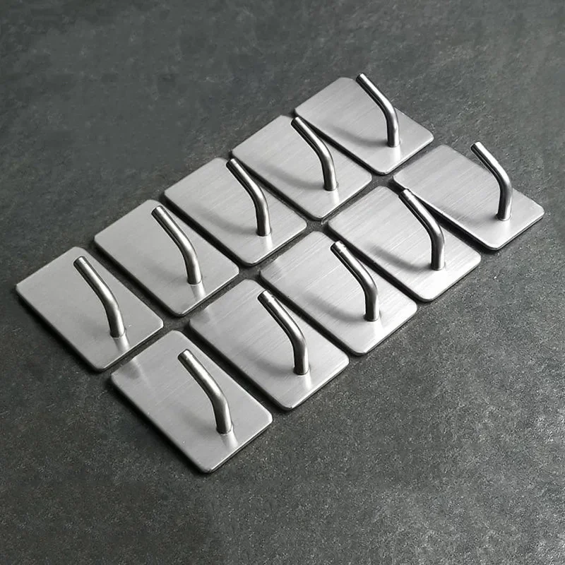 1-10Pcs Self Adhesive Hook Sta - Commercial Kitchen Shelving 评论和价格