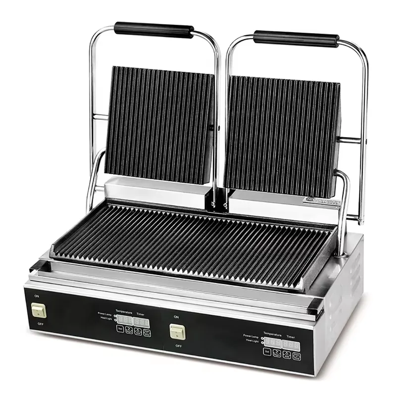 Commercial Double Panini Conta - Commercial Kitchen Grill 评论和价格