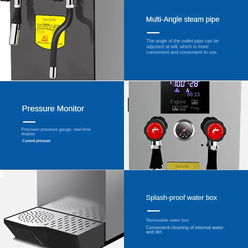 2200W Commercial Coffee Milk F - Commercial Espresso Machine 评论和价格