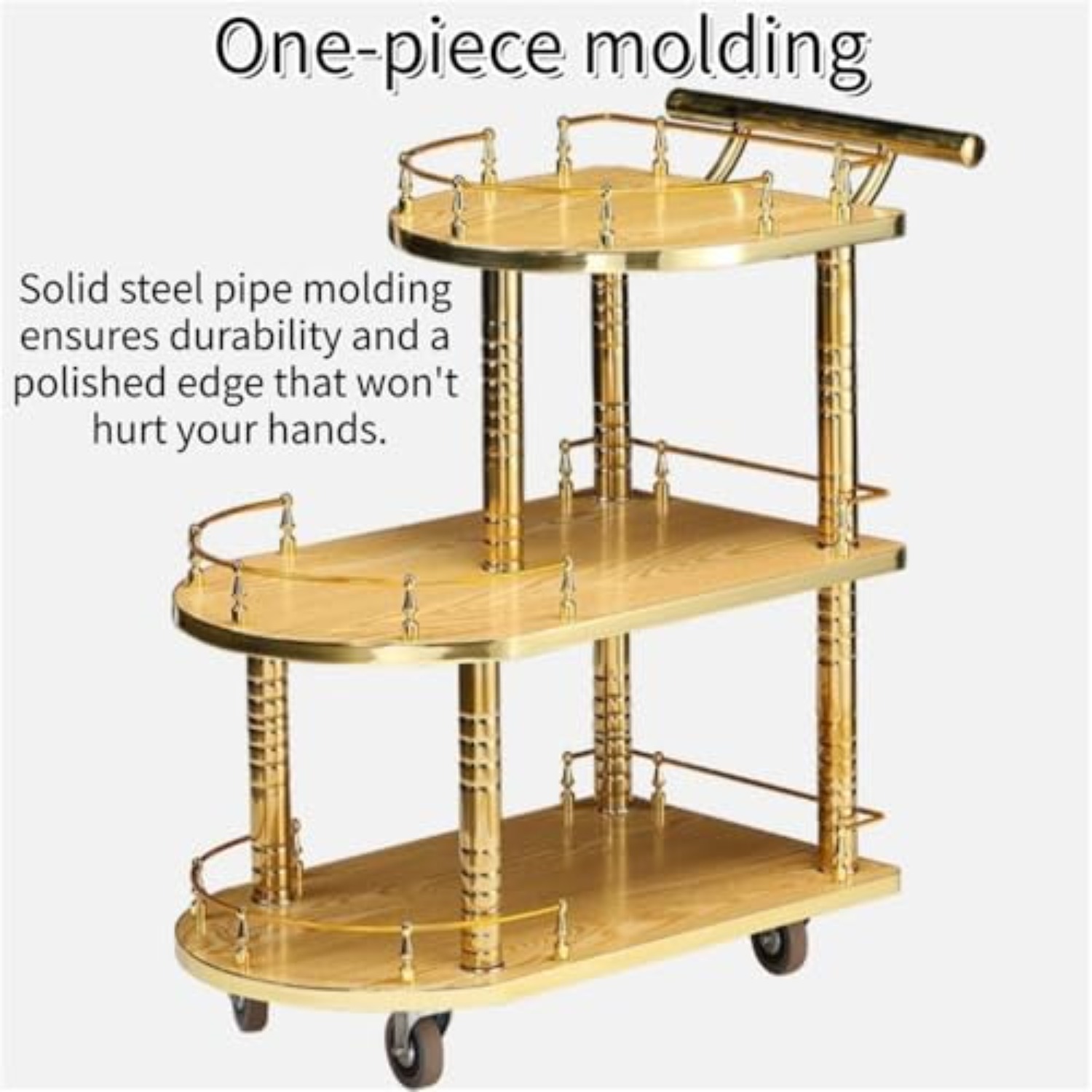 3-Tier Bar Cart, Restaurant Ut - Commercial Kitchen On Wheels 评论和价格