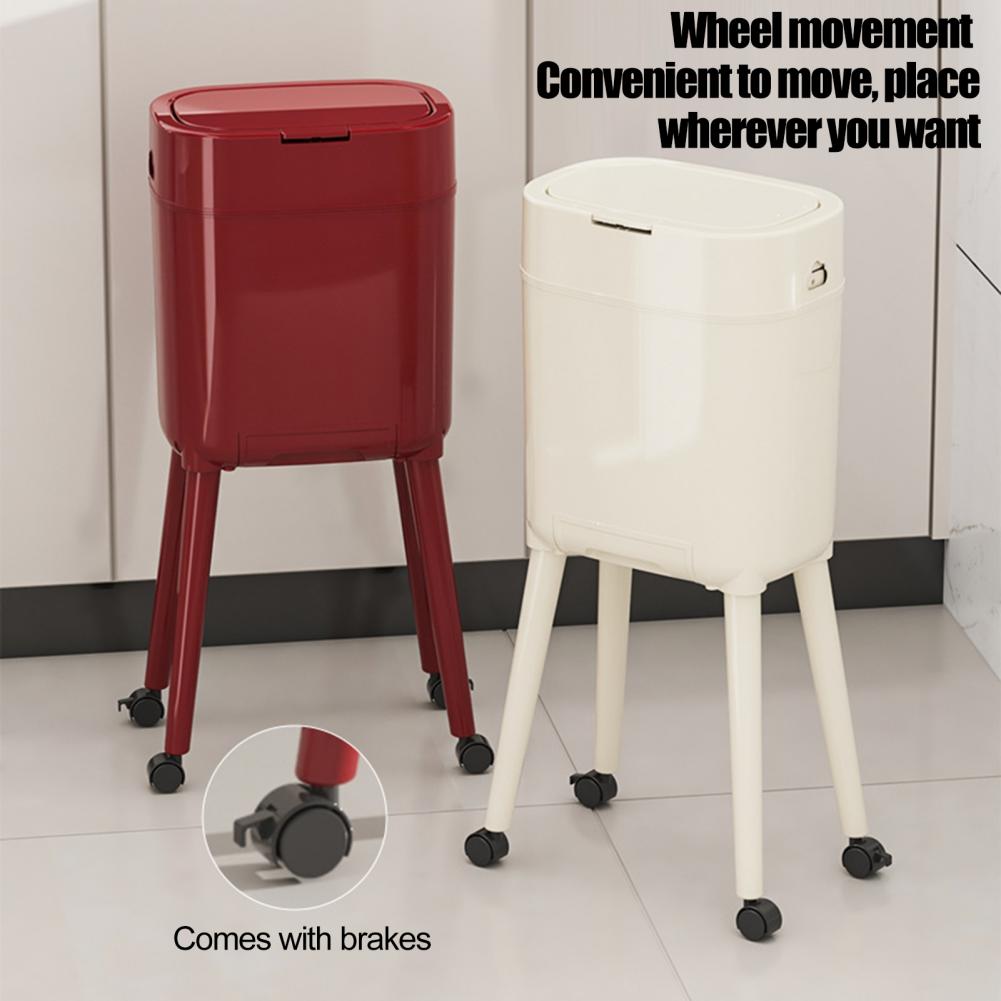 Trash Can with with Heightened - Commercial Kitchen On Wheels 评论和价格