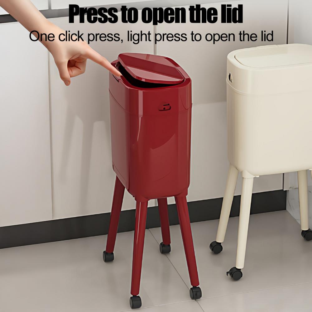 Trash Can with with Heightened - Commercial Kitchen On Wheels 评论和价格