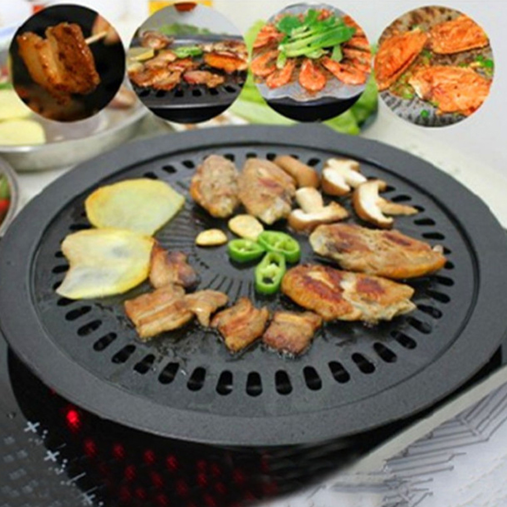 Smokeless Barbecue Grill Pan G - Commercial Kitchen Grill 评论和价格