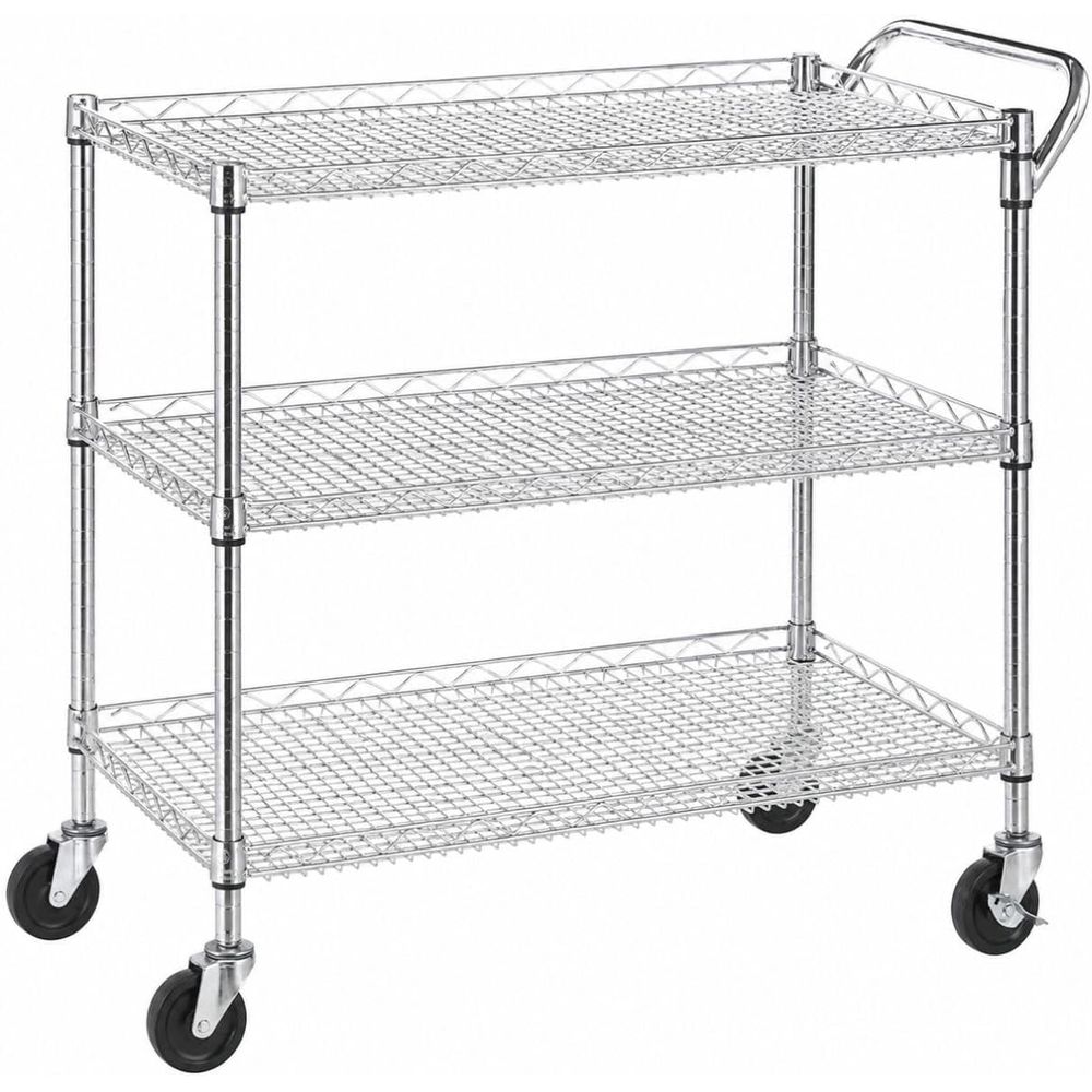 Heavy Duty 3 Tier Rolling Util - Commercial Kitchen On Wheels 评论和价格