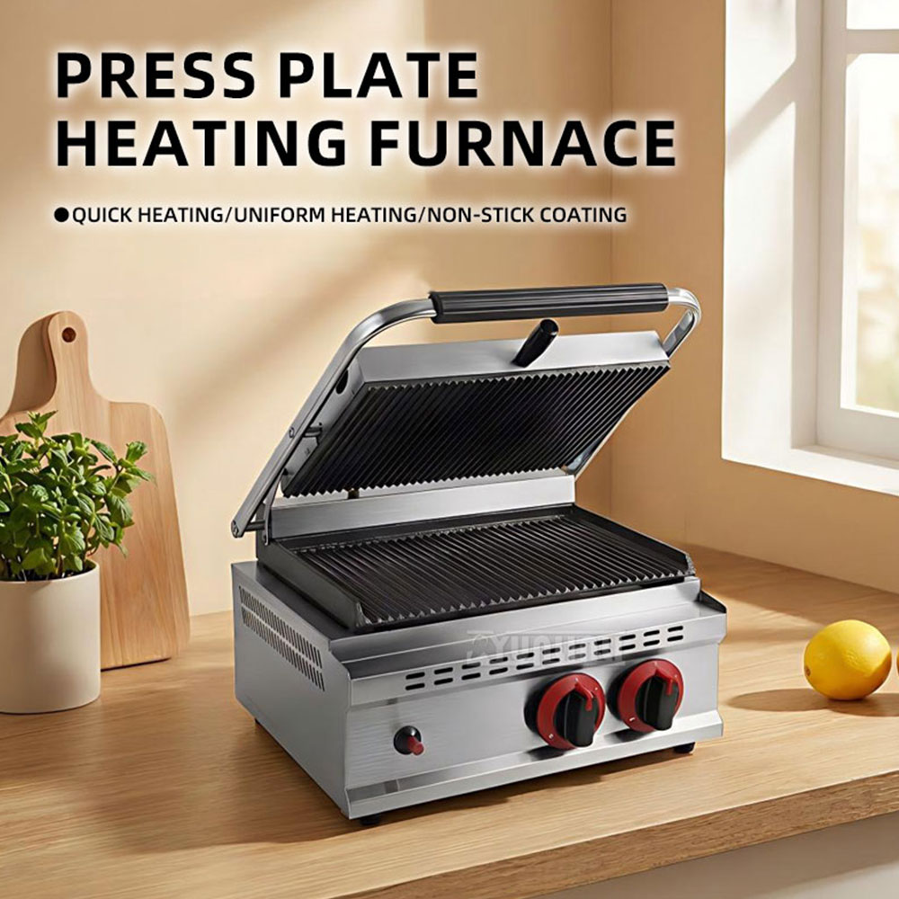 GH-812 Gas Pressure Plate Gril - Commercial Kitchen Grill 评论和价格