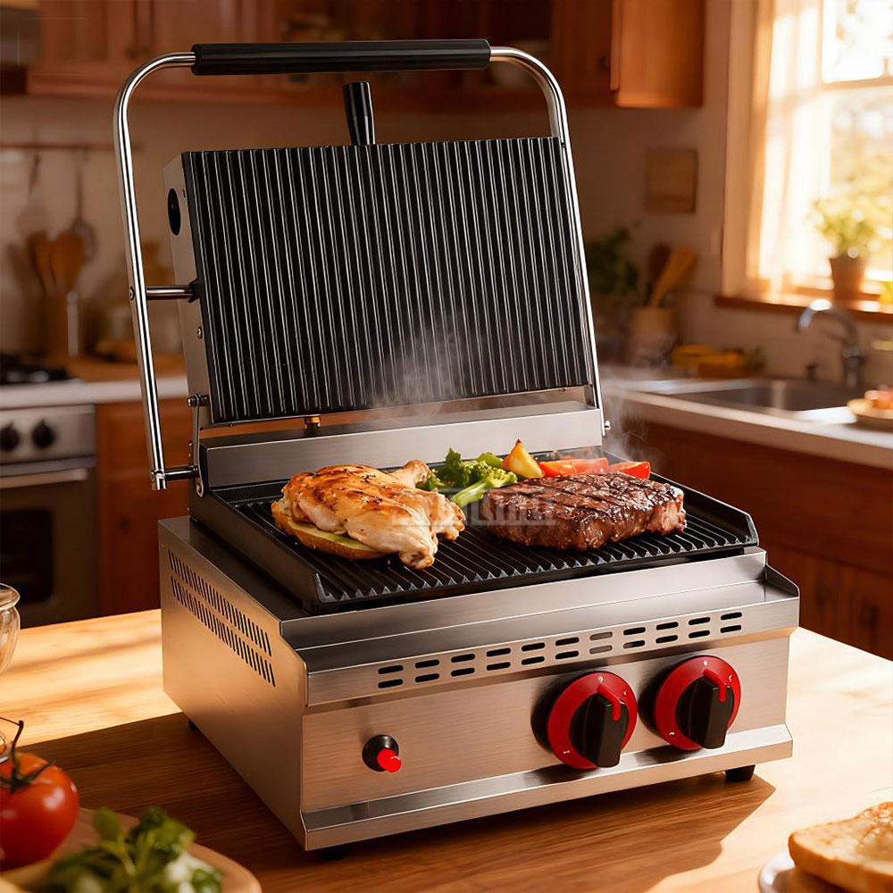 GH-812 Gas Pressure Plate Gril - Commercial Kitchen Grill 评论和价格