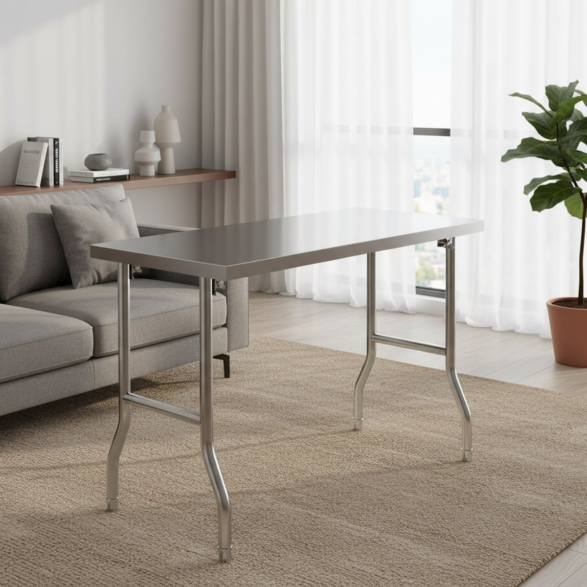 Heavy Duty Stainless Steel Fol - Commercial Kitchen Prep Table 评论和价格