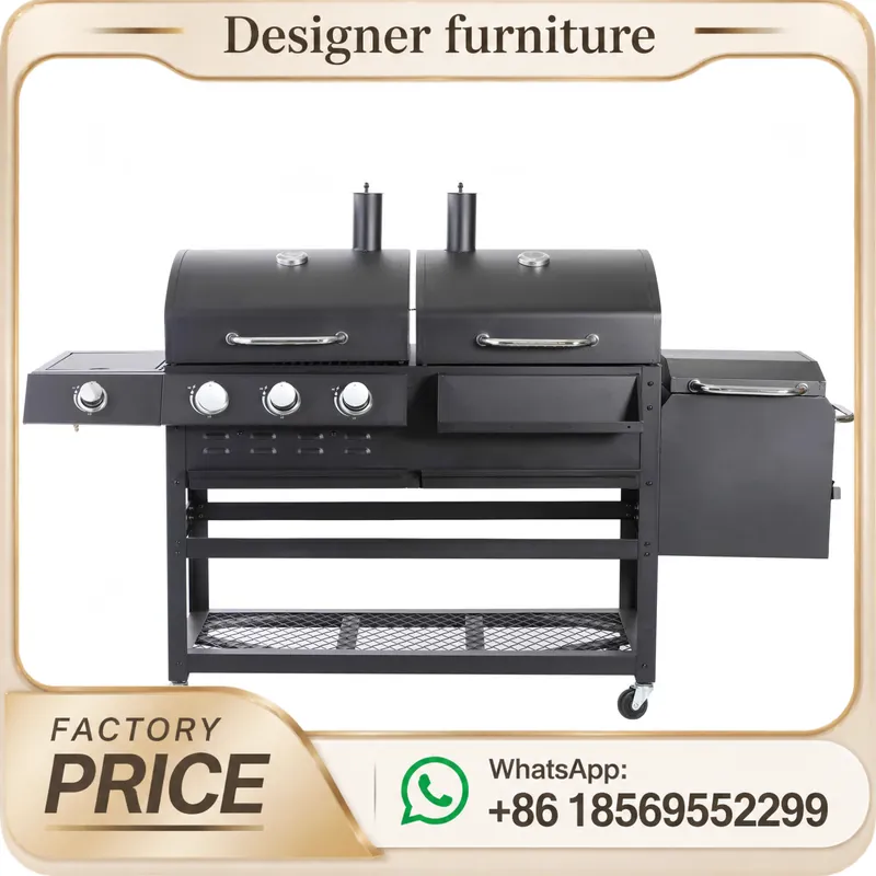 Charcoal Gas BBQ Grill Smokele - Commercial Kitchen Grill 评论和价格