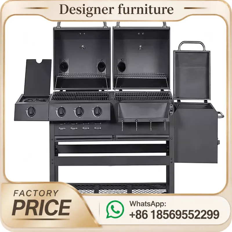 Charcoal Gas BBQ Grill Smokele - Commercial Kitchen Grill 评论和价格