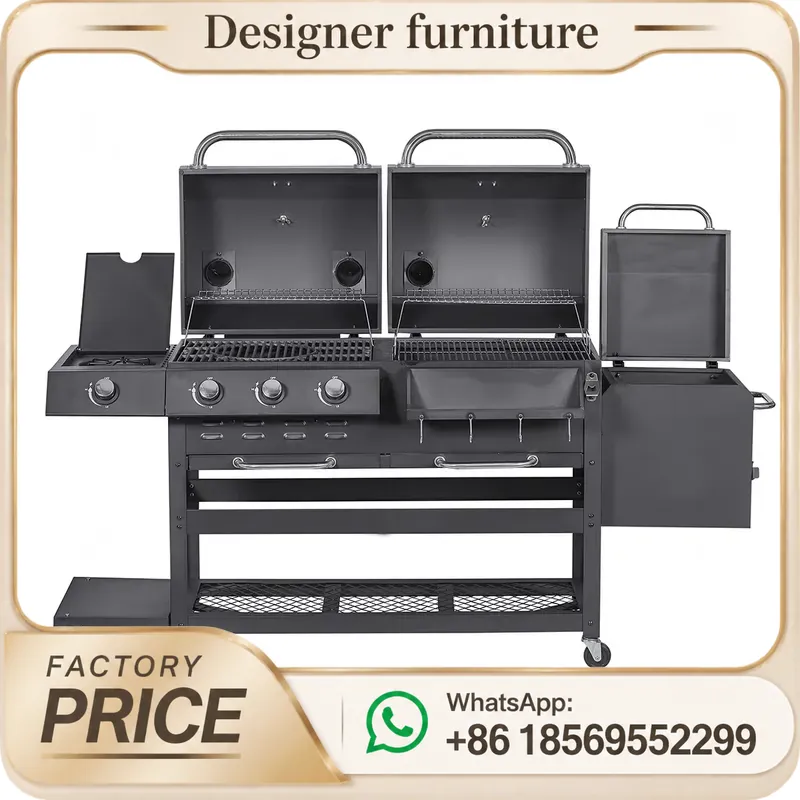 Charcoal Gas BBQ Grill Smokele - Commercial Kitchen Grill 评论和价格